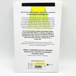 image-Deep Work Rules for Focused Success in A Distracted World By Cal Newport Self Help Book English Books