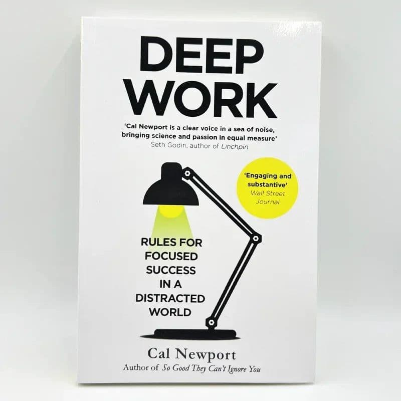 image-Deep Work Rules for Focused Success in A Distracted World By Cal Newport Self Help Book English Books