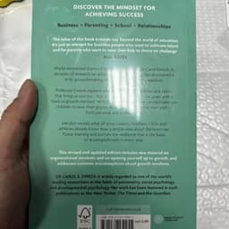 image-Mindset Updated Edition By Dr Carol S. Dweck Changing The Way You Think To Fulfil Your Potential Book in English