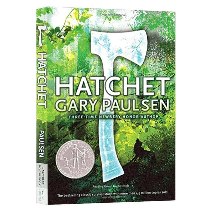 image-The English Version of The Novel Hatchet Boy Hatchet Short Axe Newbury Award Children's Picture Book Award