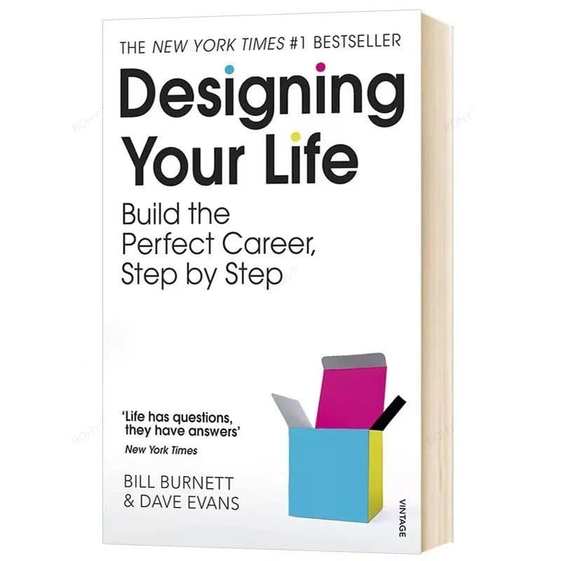 image-Designing Your Life By Dave Evans Bill Burnett Build The Perfect Career Step By Step Paperback Book in English