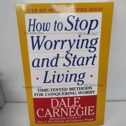 image-How To Stop Worrying and Start Living: Time-Tested Methods for Conquering Worry By Dale Carnegie Stress Management English Book