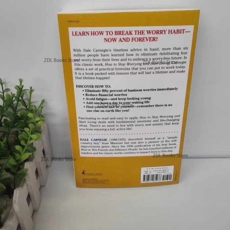 image-How To Stop Worrying and Start Living: Time-Tested Methods for Conquering Worry By Dale Carnegie Stress Management English Book