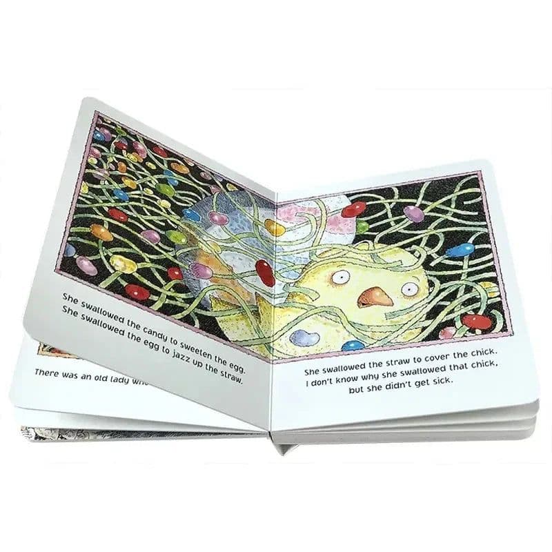 image-There Was An Old Lady Who Swallowed A Chick Classic Series Of Picture Books Original English libros