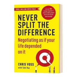 image-Never Split The Difference By Chris Voss Books In English for Adults Negotiations Emotional Intelligence New Listing