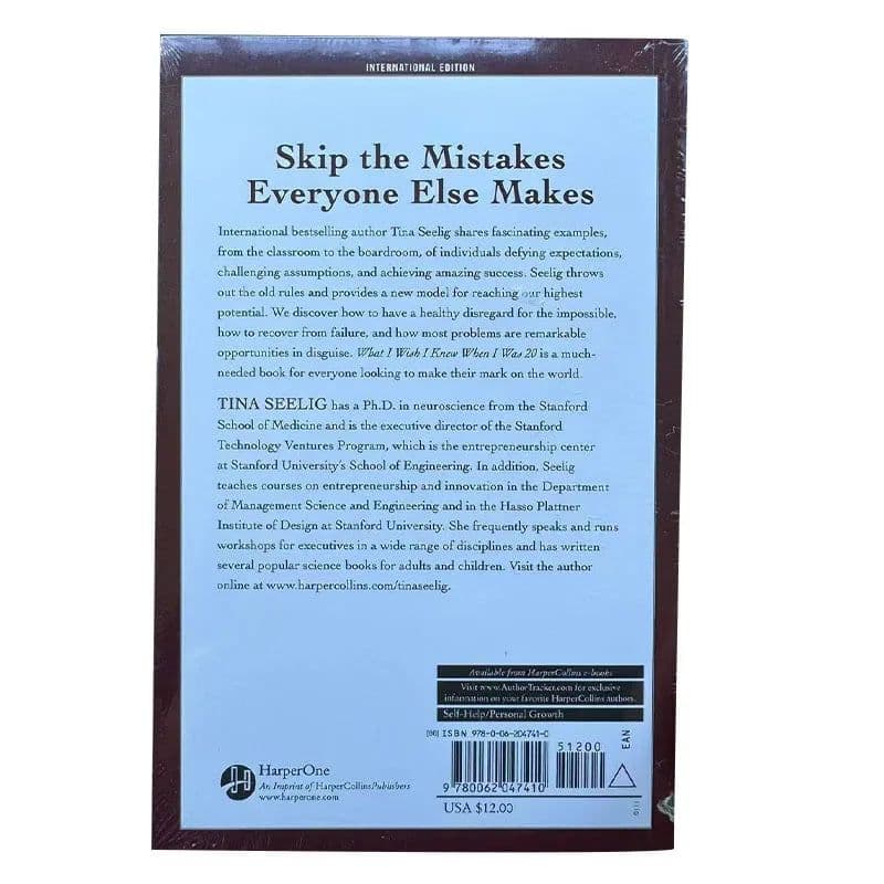 image-What I Wish I Knew When I Was 20 English Creativity in Life Self-Improvement Book