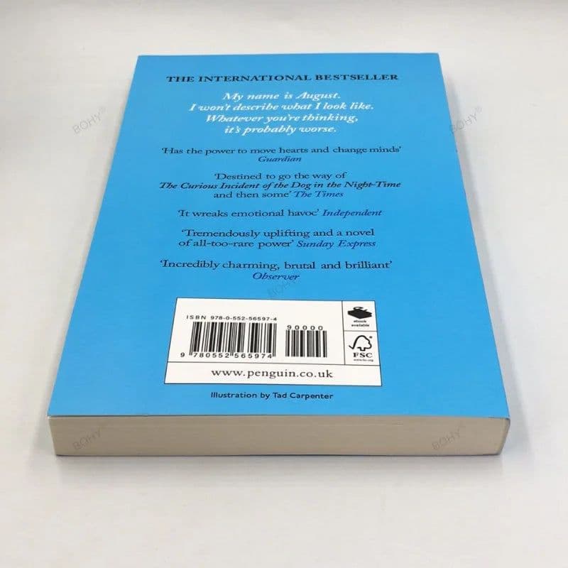 image-Wonder Wonder Boy Inspirational Novel R.J. Palacio English Original English Book Extracurricular Reading