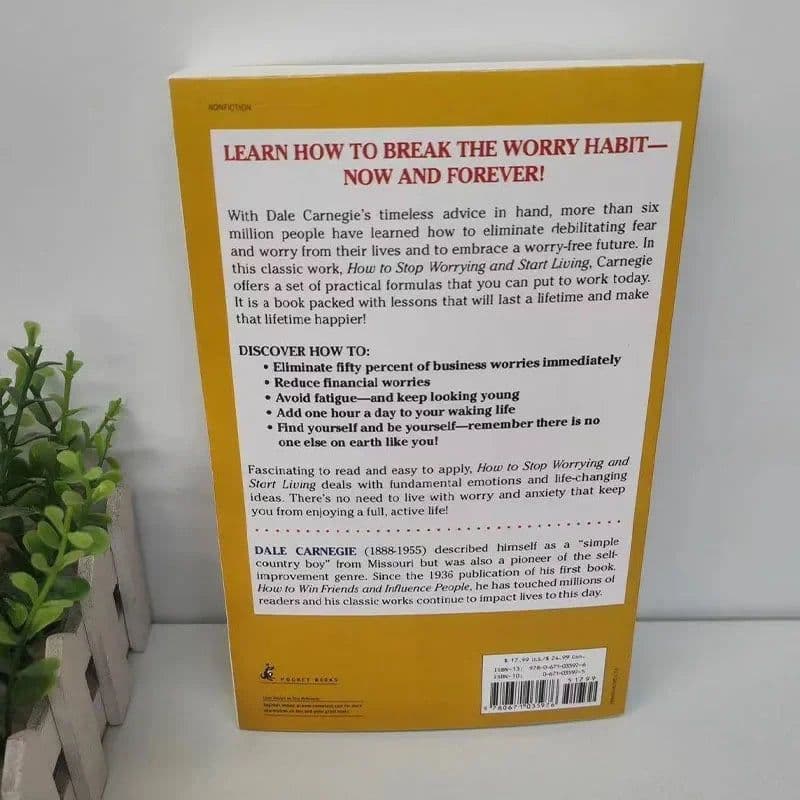 image-How to Stop Worrying and Start Living: Time-Tested Methods for Conquering Worry by Dale Carnegie Stress Management English Book