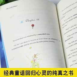 image-New Hot 1pcs The Little Prince with Color Picture (English Version) World Classic Literature Book for Adult Children