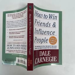 image-How To Win Friends & Influence People By Dale Carnegie Interpersonal Communication Skill Self-improvement Reading Book for Adult
