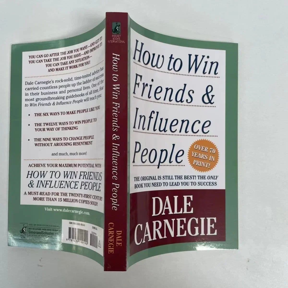 image-How To Win Friends & Influence People By Dale Carnegie Interpersonal Communication Skill Self-improvement Reading Book for Adult