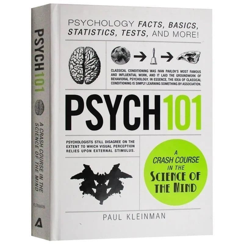image-Psych 101 by Paul Kleinman A Crash Couse in the Science of the Mind Popular Psychology Reference English Book Paperback