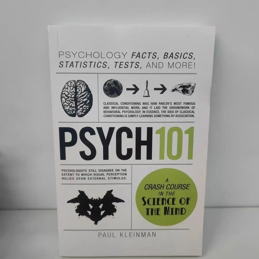 image-Psych 101 by Paul Kleinman A Crash Couse in the Science of the Mind Popular Psychology Reference English Book Paperback