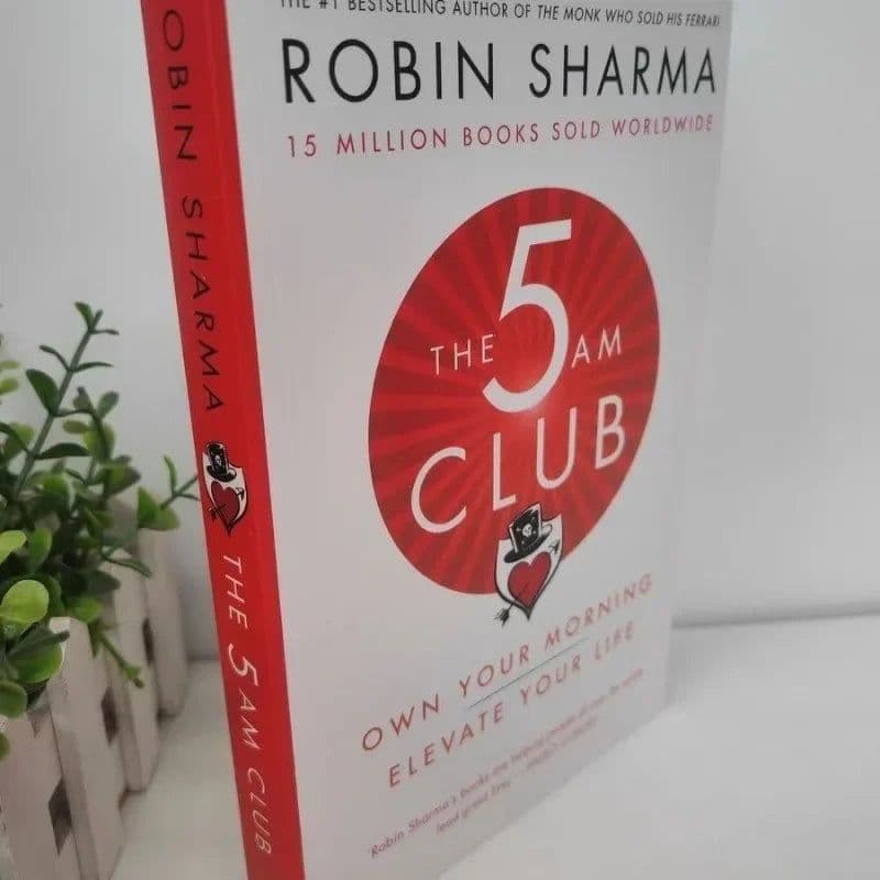 image-The 5AM Club By Robin Sharma Own Your Morning Elevate Your Life English Book