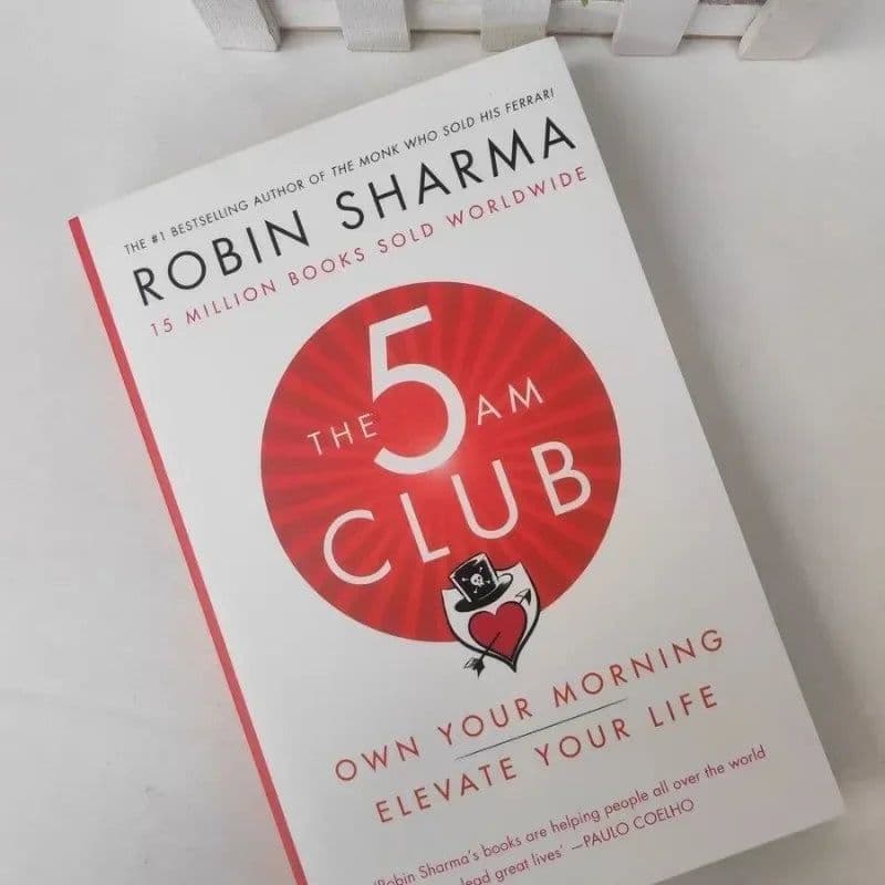 image-The 5AM Club By Robin Sharma Own Your Morning Elevate Your Life English Book