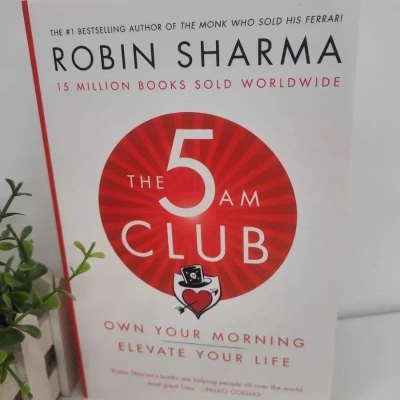 image-The 5AM Club By Robin Sharma Own Your Morning Elevate Your Life English Book