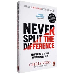 image-Never Split The Difference By Chris Voss Negotiating As If Your Life Depended on It Paperback Book in English