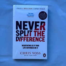 image-Never Split The Difference By Chris Voss Negotiating As If Your Life Depended on It Paperback Book in English
