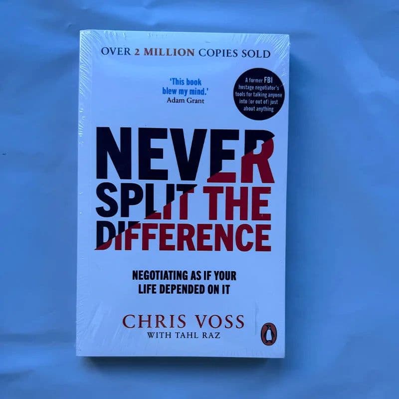 image-Never Split The Difference By Chris Voss Negotiating As If Your Life Depended on It Paperback Book in English