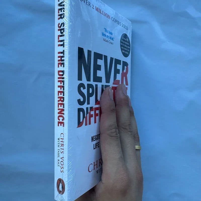image-Never Split The Difference By Chris Voss Negotiating As If Your Life Depended on It Paperback Book in English