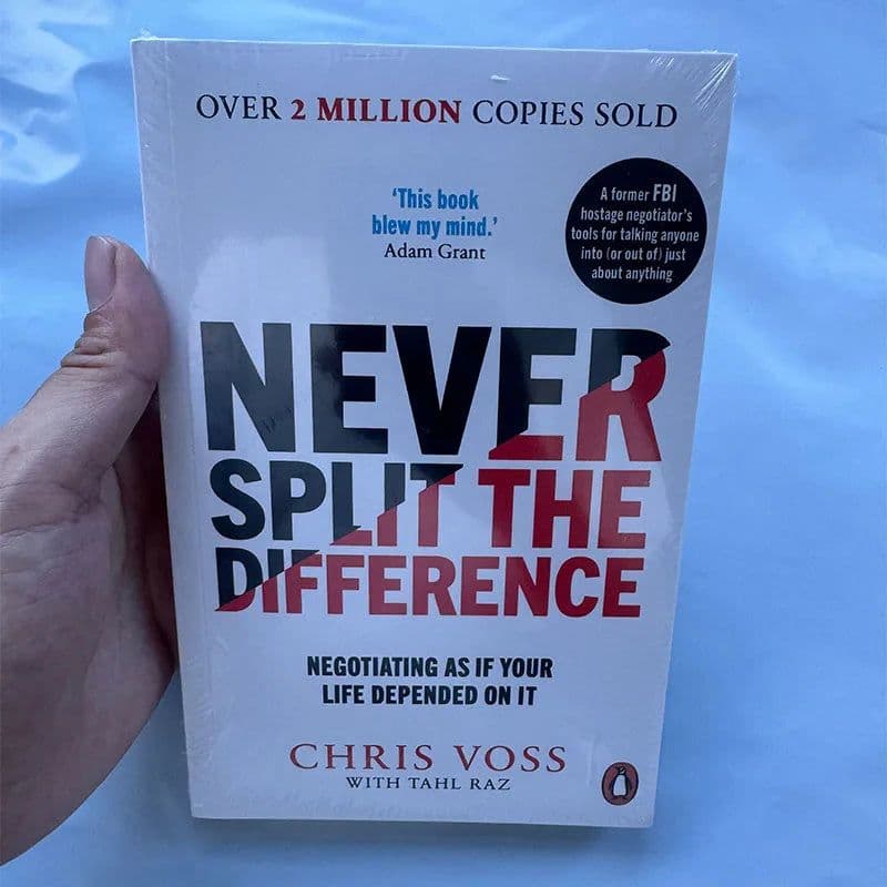 image-Never Split The Difference By Chris Voss Negotiating As If Your Life Depended on It Paperback Book in English