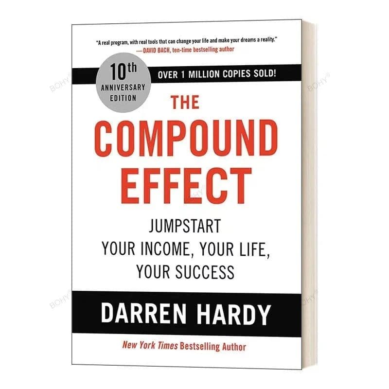image-The Compound Effect By Darren Hardy Multiply Your Success One Simple Step At a Time Inspirational Novel English books for Adults