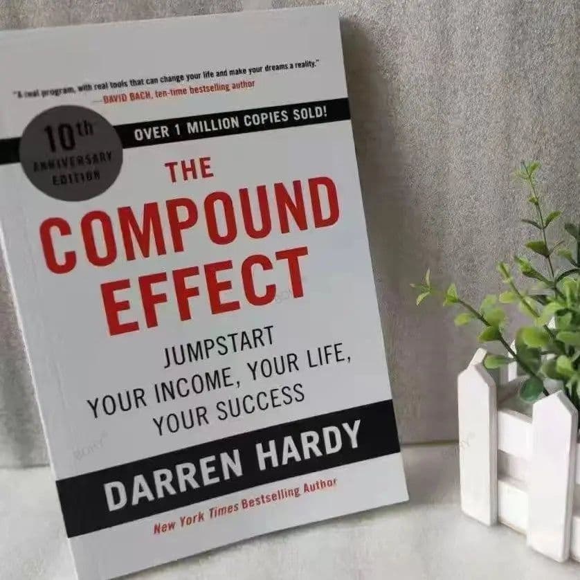 image-The Compound Effect By Darren Hardy Multiply Your Success One Simple Step At a Time Inspirational Novel English books for Adults
