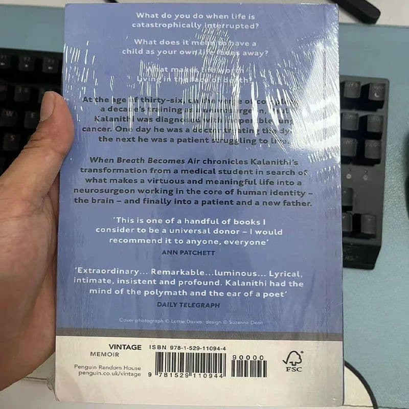 image-When Breath Becomes Air By Paul Kalanithi What Makes Life Worth Living In The Face of Death Bestseller English Book Paperback
