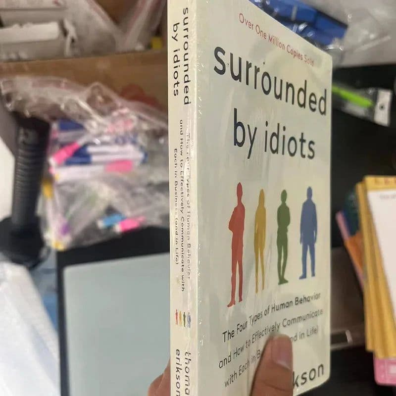 image-Surrounded by Idiots The Four Types of Human Behavior By Thomas Erikson English Book Bestseller Novel