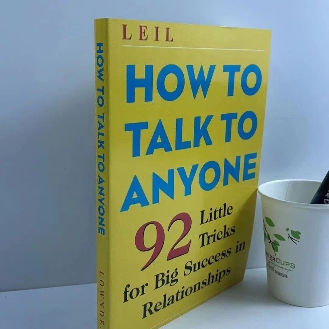 image-How to Talk to Anyone by Leil Lowndes 92 Little Tricks for Big Success in Relationships Communication Book Paperback
