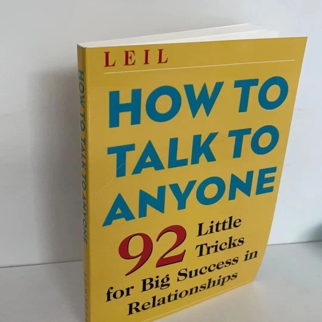 image-How to Talk to Anyone by Leil Lowndes 92 Little Tricks for Big Success in Relationships Communication Book Paperback