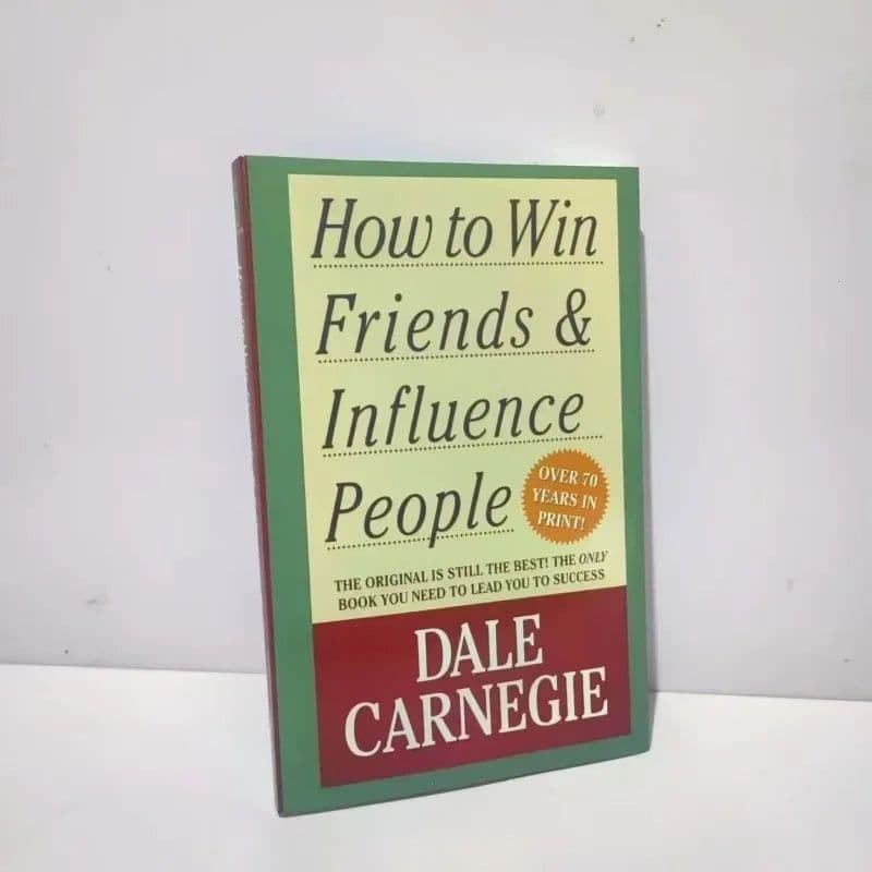 image-How To Win Friends & Influence People By Dale Carnegie Interpersonal Communication Skills Self-improvement Reading Book Fo Adult