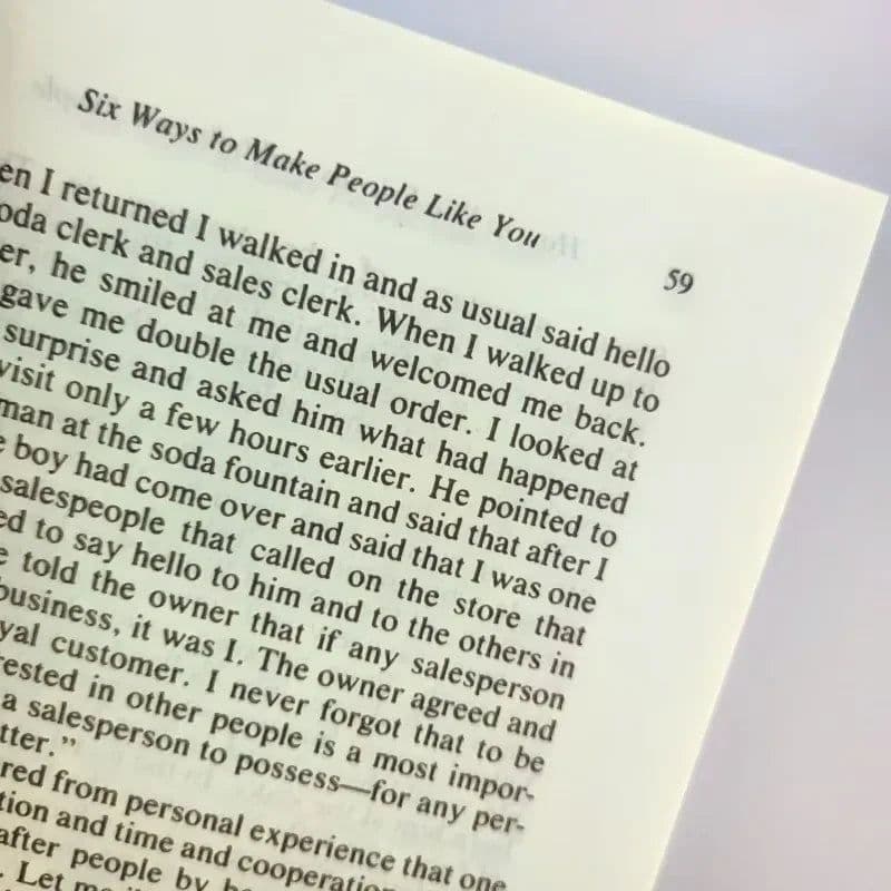 image-How To Win Friends & Influence People By Dale Carnegie Interpersonal Communication Skills Self-improvement Reading Book Fo Adult