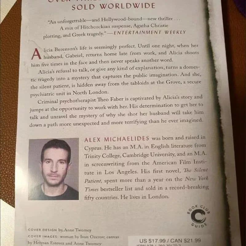 image-1 Book The Silent Patient by Alex Michaelides Paperback English Novel Bestseller Book