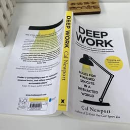 image-Deep Work : Rules for Focused Success In a Distracted World by Cal Newport Self Help Book English Books Libros