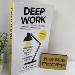 image-Deep Work : Rules for Focused Success In a Distracted World by Cal Newport Self Help Book English Books Libros