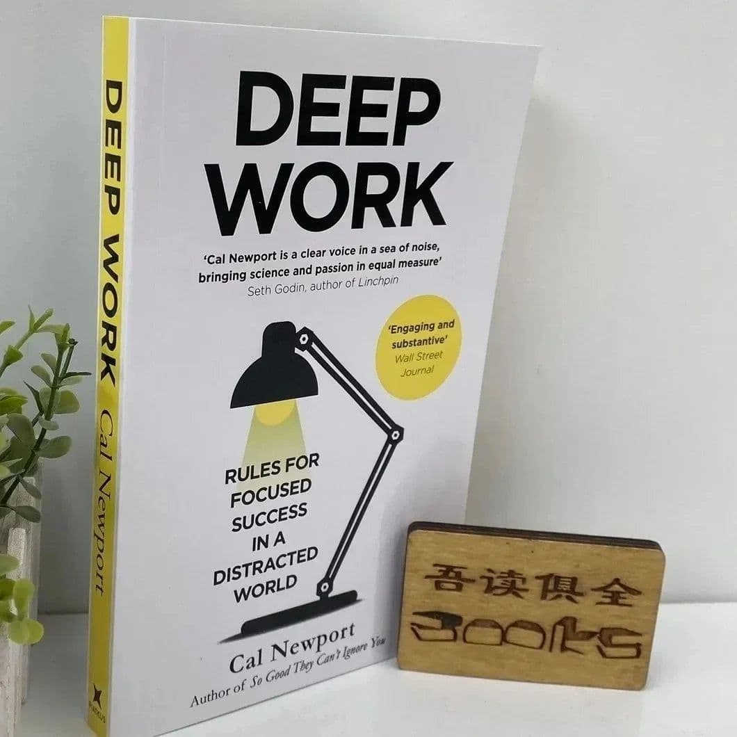 image-Deep Work : Rules for Focused Success In a Distracted World by Cal Newport Self Help Book English Books Libros