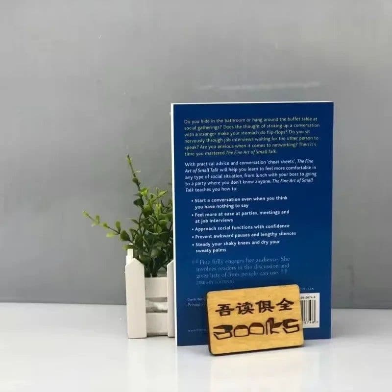 image-The Fine Art of Small Talk By Debra Fine How To Start A Conversation In Any Situation Learning Languages Book