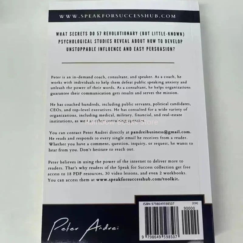 image-How Highly Effective People Speak by Peter Andrei How High Performers Use Psychology to Influence With Ease Book Paperback