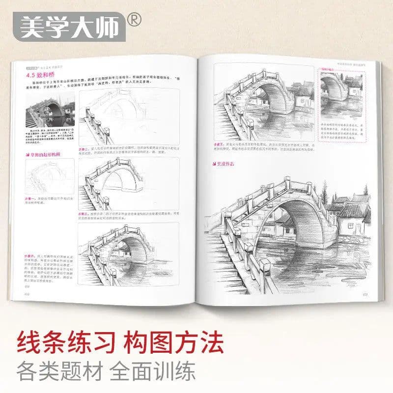 image-Sketching Technique Tutorial Entry Copy Painting Book Flower Animal Landscape Character Pencil Hand Children'S Beginners