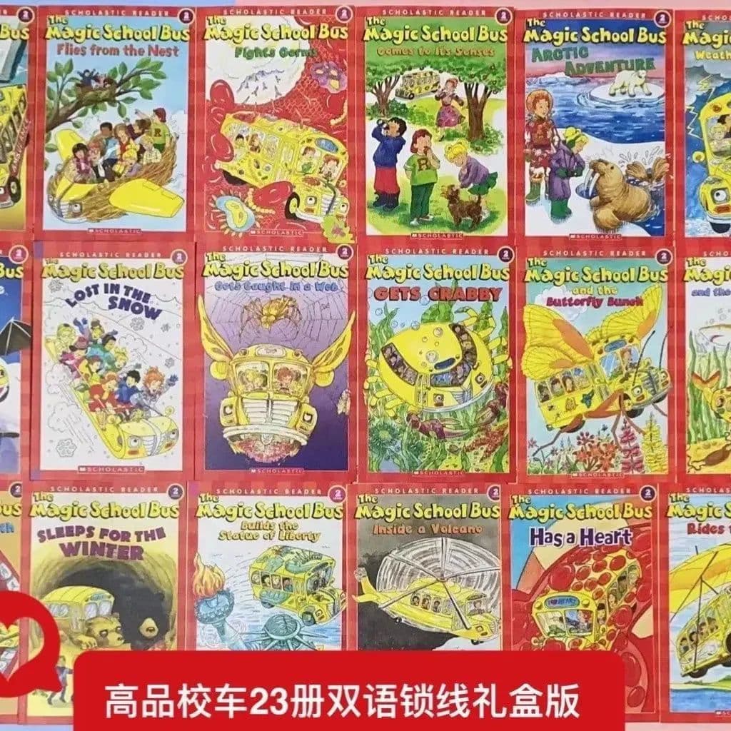 image-The Magic School Bus 23 Books Science Readers Kids Reading Story Books for Children Book Set Educational Toys New Hot Libro