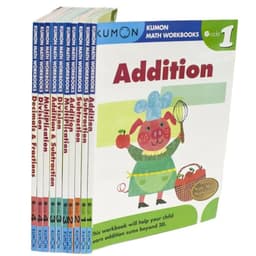 image-2/3 books Kumon Calculation Math Workbooks English book Math Problems Exercises Teaching Books G1-g4 For Age 6-10 Years