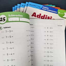 image-2/3 books Kumon Calculation Math Workbooks English book Math Problems Exercises Teaching Books G1-g4 For Age 6-10 Years