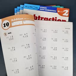 image-2/3 books Kumon Calculation Math Workbooks English book Math Problems Exercises Teaching Books G1-g4 For Age 6-10 Years