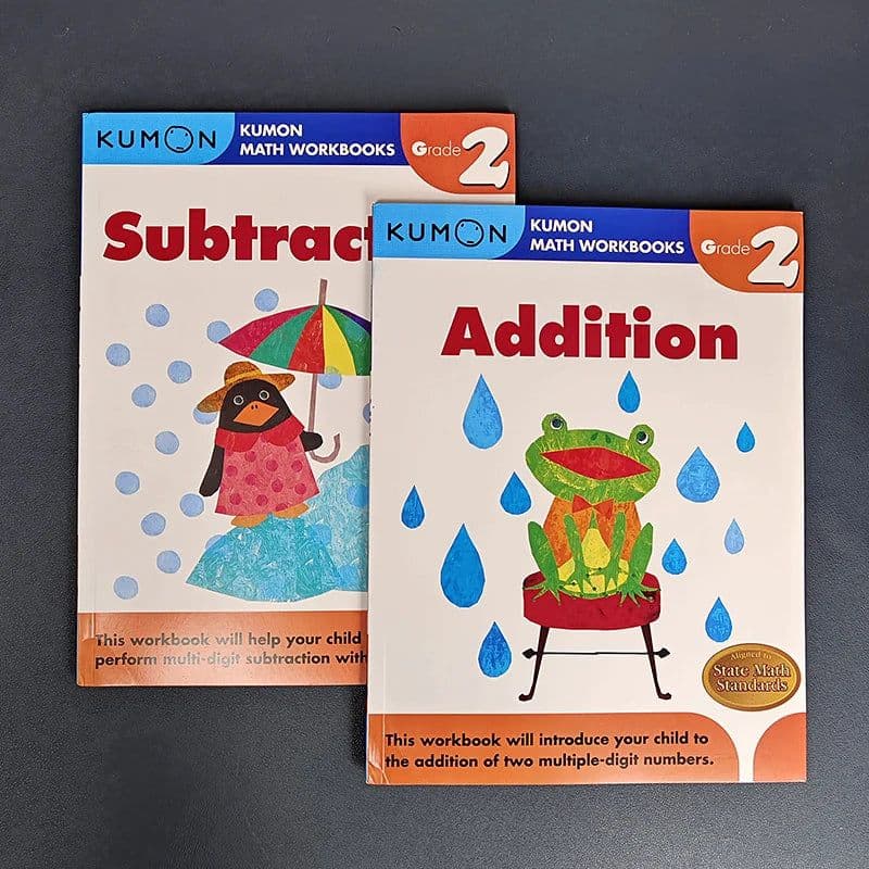 image-2/3 books Kumon Calculation Math Workbooks English book Math Problems Exercises Teaching Books G1-g4 For Age 6-10 Years