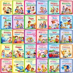 image-30 Volumes of Children's English Word Picture Books with Audio Accompaniment