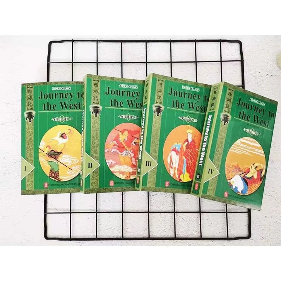 image-4 Volumes English Version Journey To The West 1-4 Wu Chengen Four Great Classical Chinese Classical Books Popular Science Books