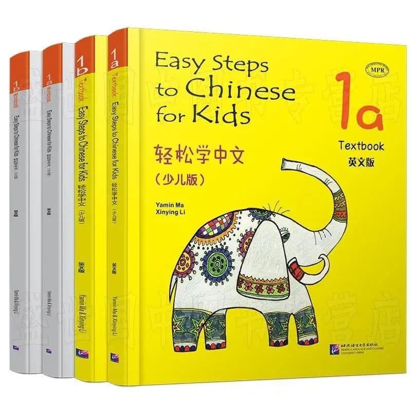 image-4 Books Easy Steps To Chinese for Kids Textbook and Workbook 2A+2B Foreigner Learning International Chinese Book