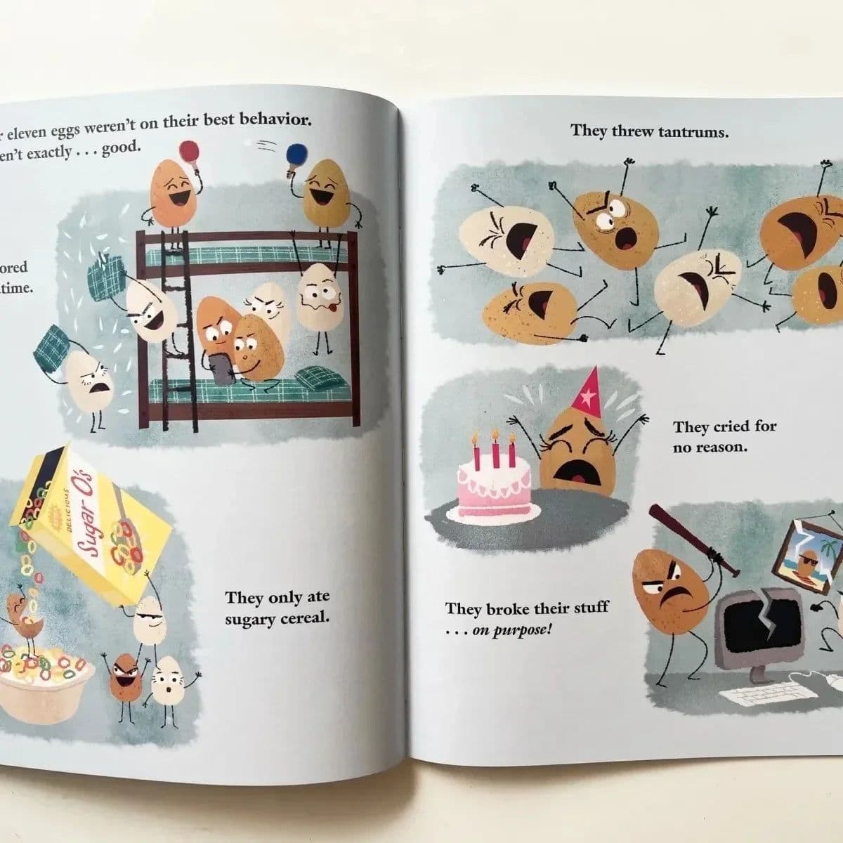 image-6Books The Smart Cookie Bad Seed Good Egg Couch Potato Cool Bean English Picture Book Storybook Children Education Kids Reading
