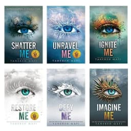 image-New 6 Books/Set Shatter Me English Novels Science Fiction Children's Extracurricular Reading Books English Novels Photocopy Book